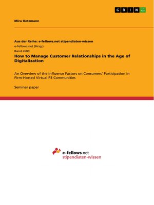 cover image of How to Manage Customer Relationships in the Age of Digitalization